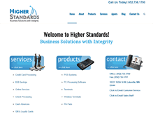 Tablet Screenshot of higherstandards.net